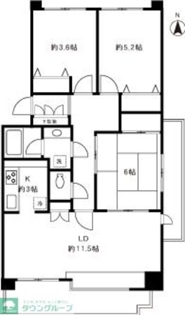 カーサグラン西川口の物件間取画像